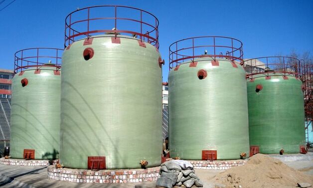 立式玻璃鋼儲存罐現(xiàn)場施工高清圖集