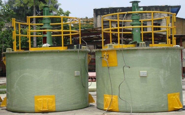 河北玻璃鋼攪拌罐應用案例圖集